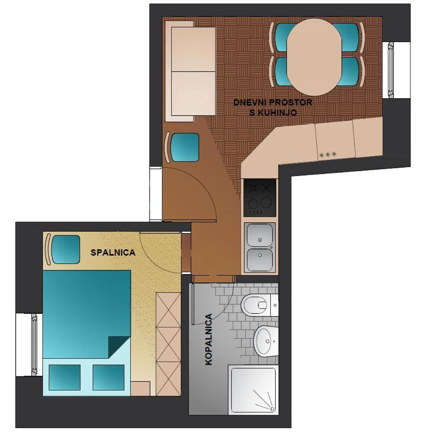 Blue Piran Apartment Ngoại thất bức ảnh